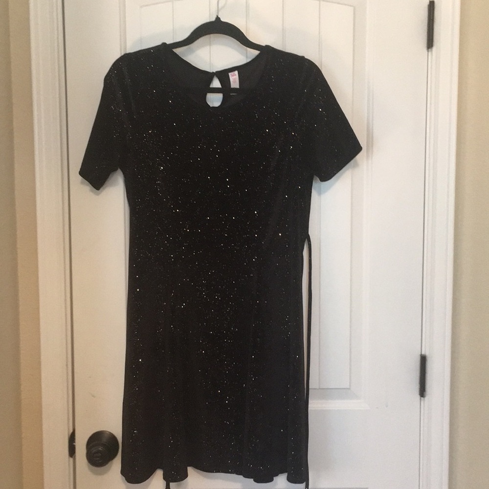 Velvet glitter dress